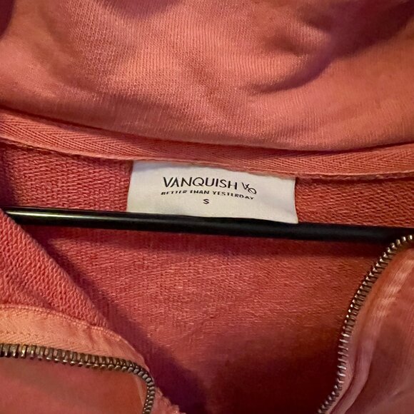 VQFIT / Vanquish Fitness Washed Coral Quarter Zip (Men's/Small) - Picture 3 of 4